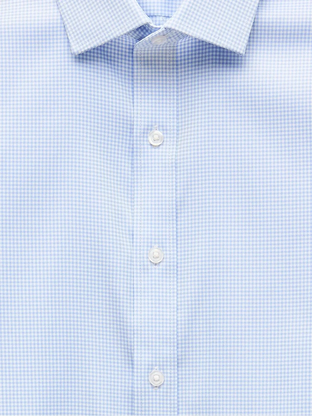J. CREW Bowery Slim Performance Stretch Dress Shirt in Blue Check Size M CA351
